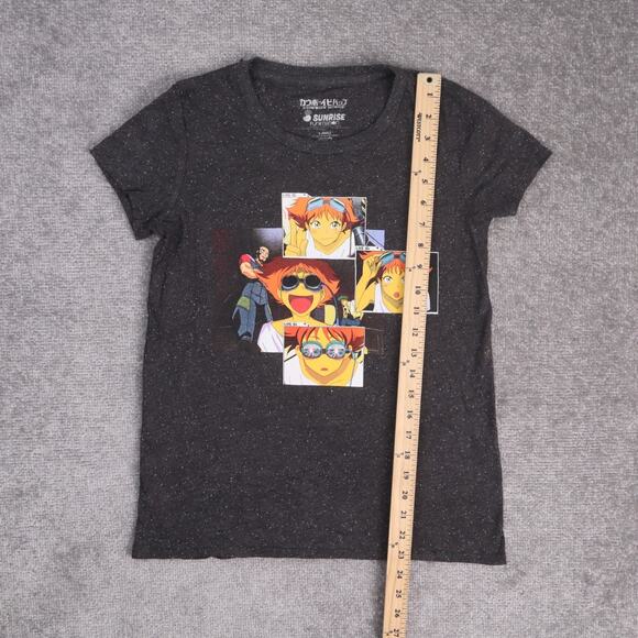 Cowboy Bebop Anime Sunrise Funimation XS Gray Short Sleeve T-Shirt - Picture 3 of 10